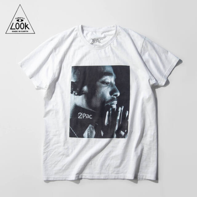 THRIFTY LOOK スリフティールック 2PAC ヴィンテージ加工 プリントT