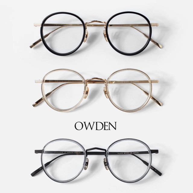 OWDEN オウデン BERLIN SOFT コンビネーション ボストンフレーム 日本