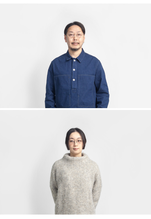 越前國甚六作 チタン クラウンパントフレーム EZ-039 日本製 メガネ 度