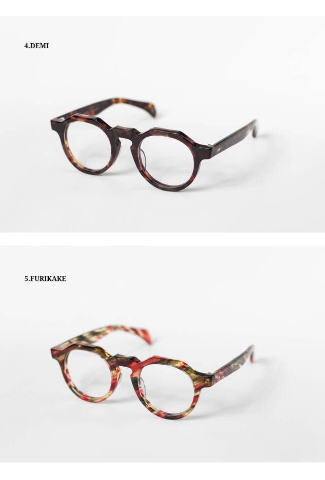 越前國甚六作 其之九拾 クラウンパント ボストンフレーム セルロイド