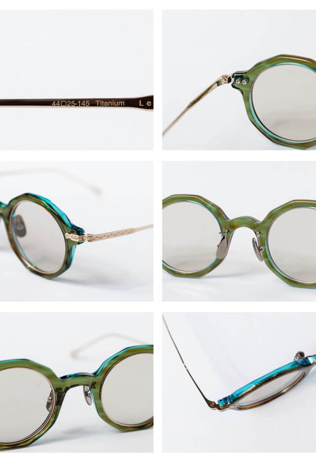 Leowl in eye ルオールインアイ コンビネーション ポリゴンサングラス