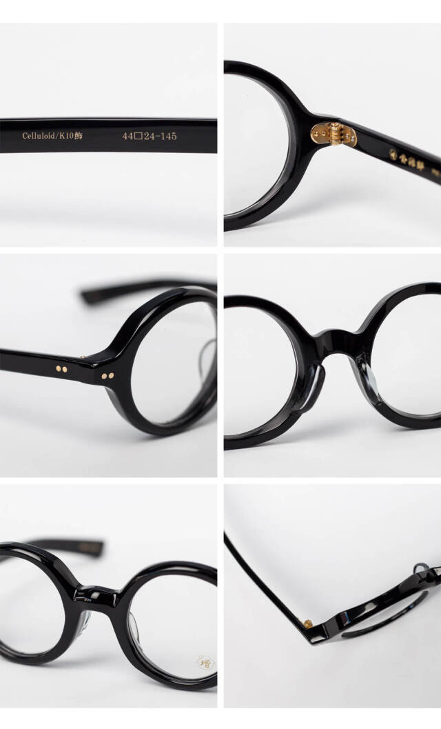 金治郎 ラウンドフレーム セルロイド 10金 MK-039 日本製 鯖江 メガネ