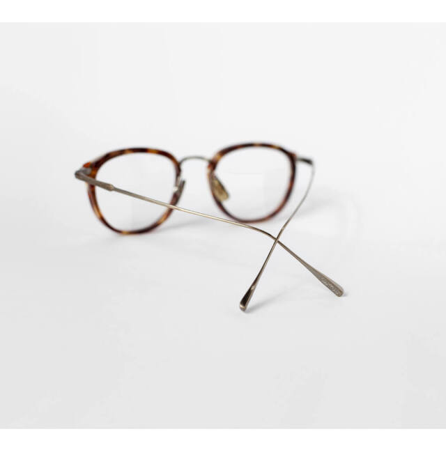 内藤熊八作 ウェリントンフレーム コンビネーション ナイロール N-113