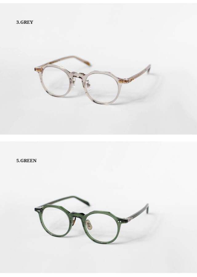 内藤熊八作 ボストンフレーム クラウンパント N-115 日本製 鯖江