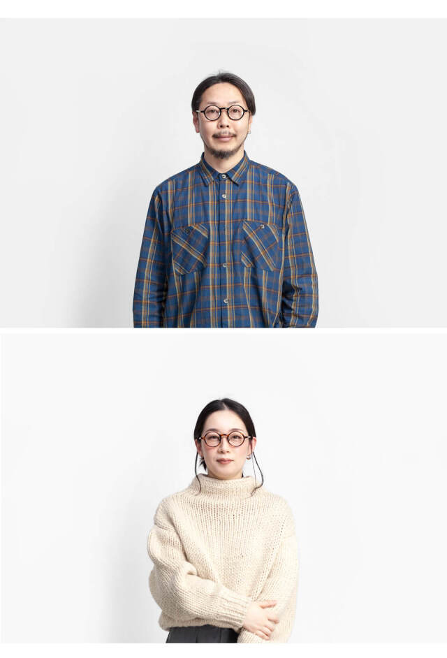 内藤熊八作 ラウンドフレーム N-117 日本製 鯖江 メガネ 度付き 伊達 