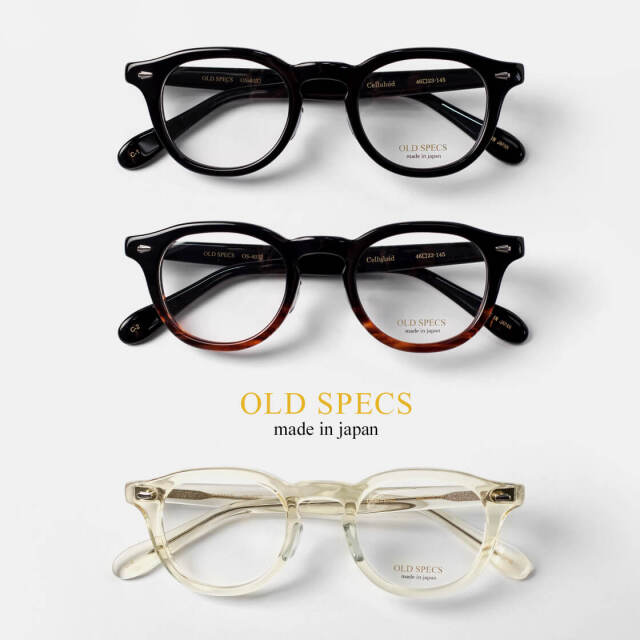 OLD SPECS オールドスペックス ウェリントンフレーム セルロイド OS