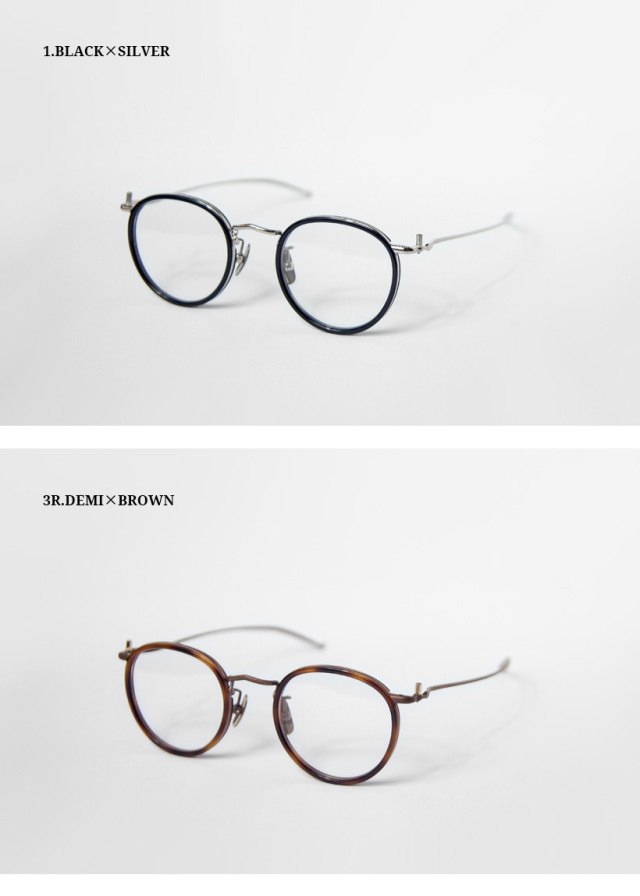 pine パイン 1008 コンビ ボストンフレーム 日本製 鯖江 メガネ 度付き