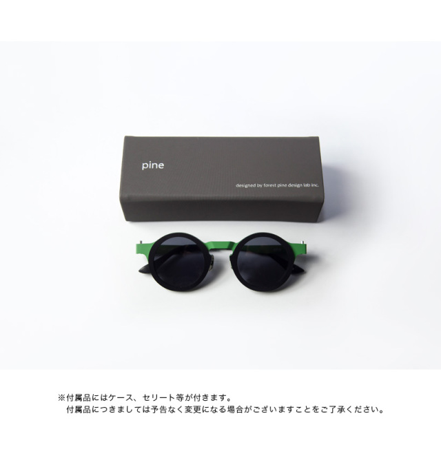 pine パイン 1033SG コンビ ラウンドサングラス 42サイズ 日本製