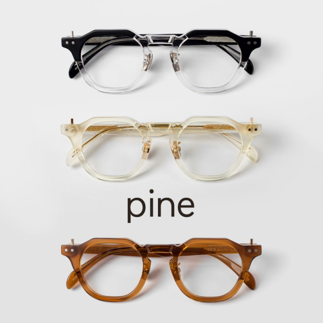 PINE パイン 1044 オクタゴンフレーム アセテート 多角形 日本製 鯖江