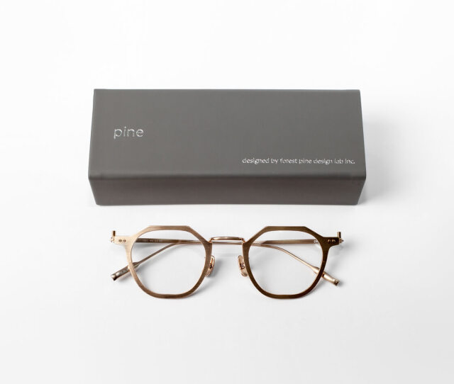 PINE パイン 1051 ヘキサゴンフレーム 多角形 チタン 日本製 鯖江