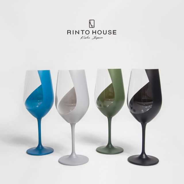 RINTO HOUSE リントハウス ワイングラス カベルネ 柄入り グラス