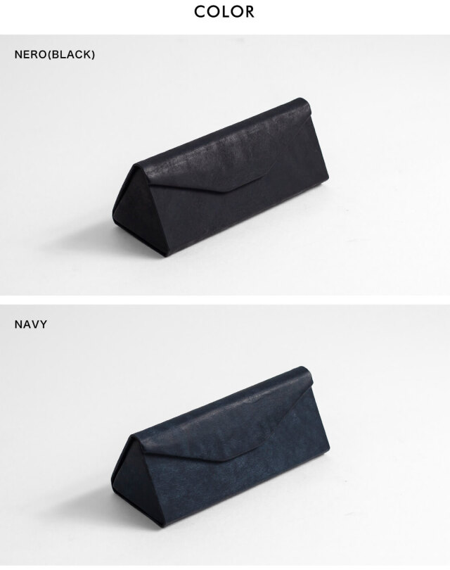 LAOTOUR プエブロレザー 本革 折り畳みメガネケース 封筒型 おしゃれ