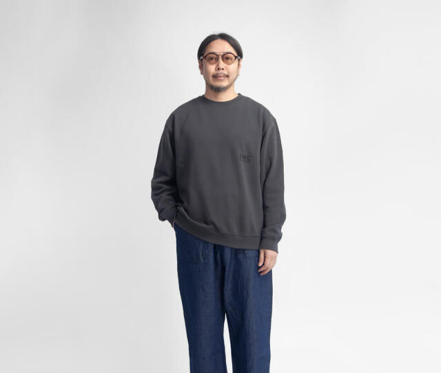 Mared マレッド TRI HARMONY バックプリント クルーネックスウェット