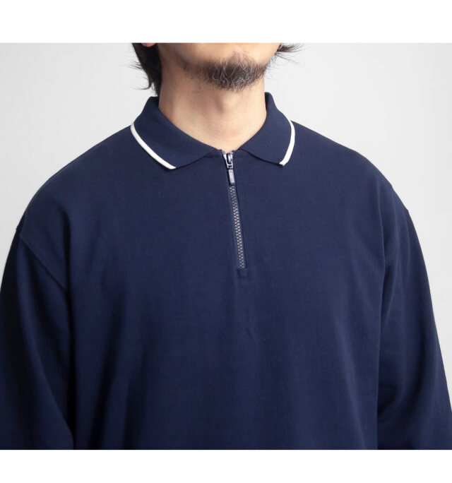 EDDIE BAUER エディーバウアー QUARTER ZIP RUGGER SHIRTS ハーフ