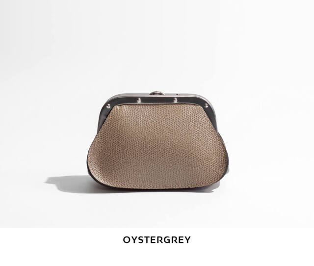 SOPO ソポ 型押しカーフレザー がま口財布 コインケース 小銭入れ