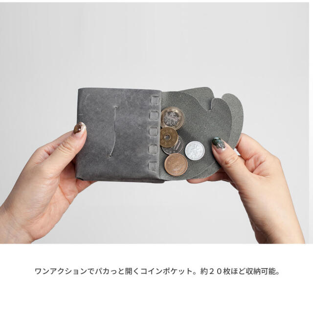 所作 shosa cp3.5 オイルヌバック 三つ折り財布 コンパクトウォレット