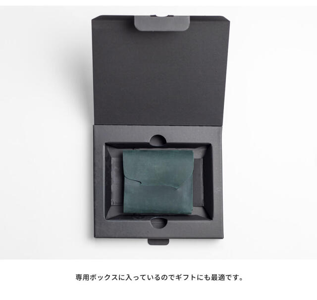 所作 shosa cp3.5 オイルヌバック 三つ折り財布 コンパクト