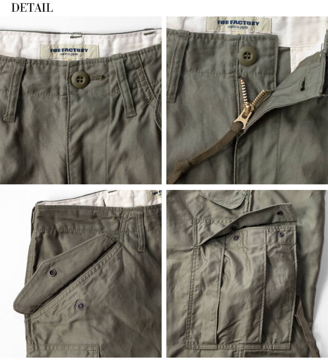 FOB FACTORY FOBファクトリー M-65 フィールドカーゴパンツ F0534 日本