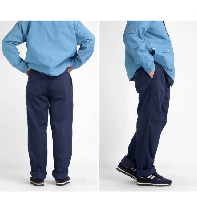 FOB FACTORY FOBファクトリー ドビーツイル クラシックトラウザーズ