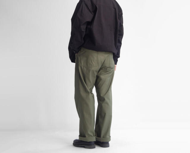 FOB FACTORY FOBファクトリー バックサテン ベイカーパンツ タイプ2