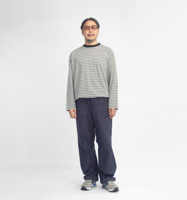 FOB FACTORY FOBファクトリー バックサテン ベイカーパンツ タイプ2