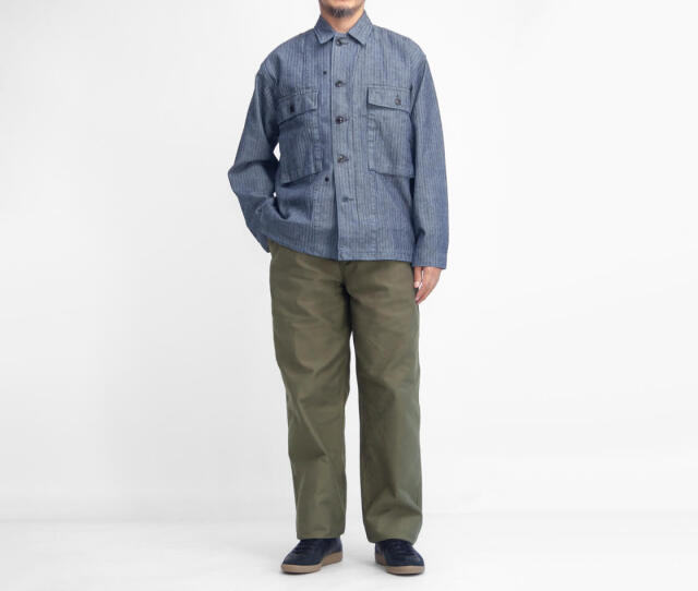 FOB FACTORY FOBファクトリー モールスキントラウザーズ 2タック