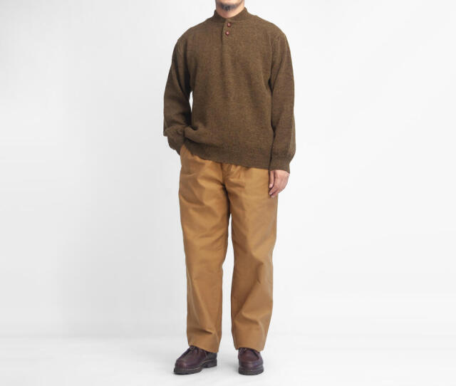 FOB FACTORY FOBファクトリー モールスキントラウザーズ 2タック