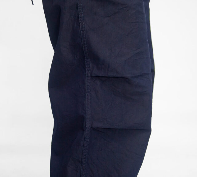 FOB FACTORY FOBファクトリー F0545 インディゴナイロン タックパンツ
