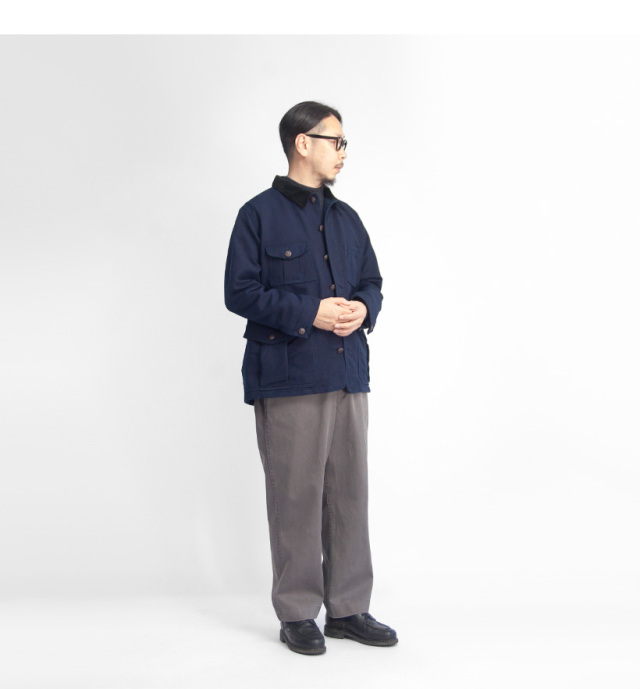 FOB FACTORY FOBファクトリー 二重織りドビー ハンティング