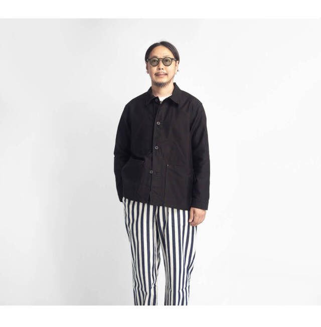 FOB FACTORY FOBファクトリー コードクロス デッキカバーオール 日本製