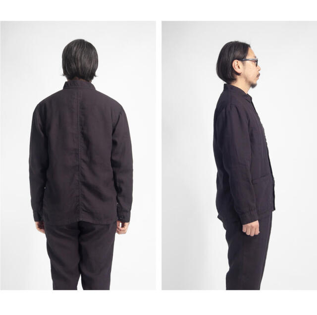 FOB FACTORY FOBファクトリー 麻100％ ヘンプ カバーオール シャツ