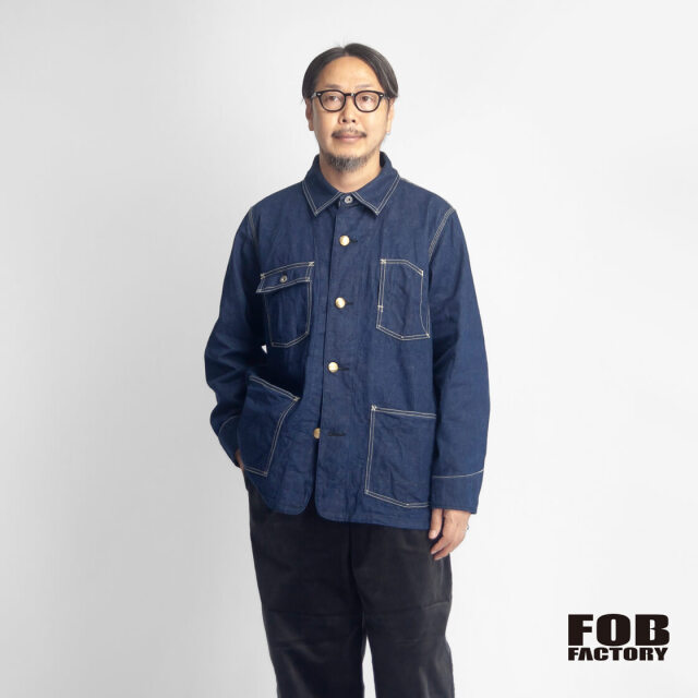 FOB FACTORY FOBファクトリー デニムチョアジャケット カバーオール