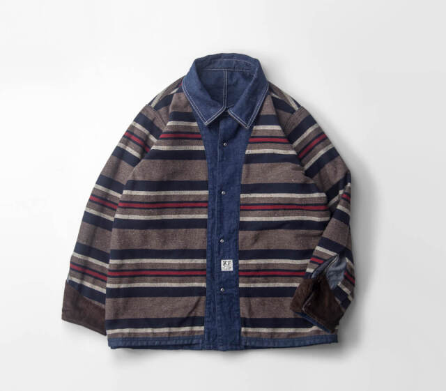 FOB FACTORY FOBファクトリー ブランケットライナー デニムチョア