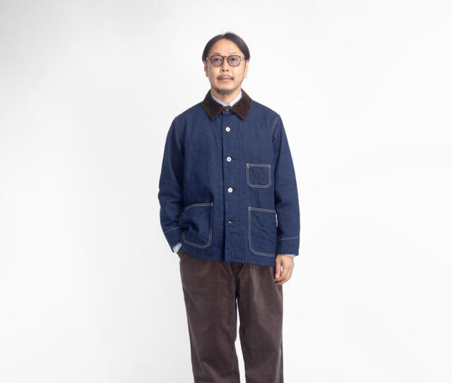 FOB FACTORY FOBファクトリー ブランケットライナー デニムチョア