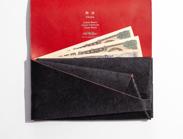 値下げ 所作 shosa 和紙 長財布 レザー 所作（shosa） 長財布 ロング