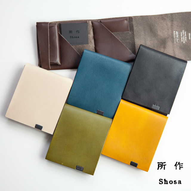 所作 shosa 三つ折り財布 ショートウォレット2.0 本革 レザー basic 