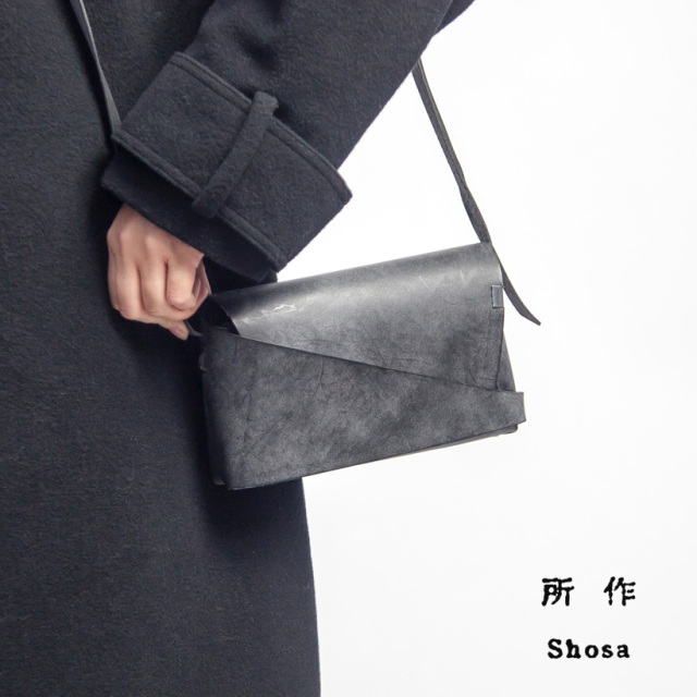 所作 shosa 本革 ブライドルレザー ミニショルダーバッグ ショルダー  