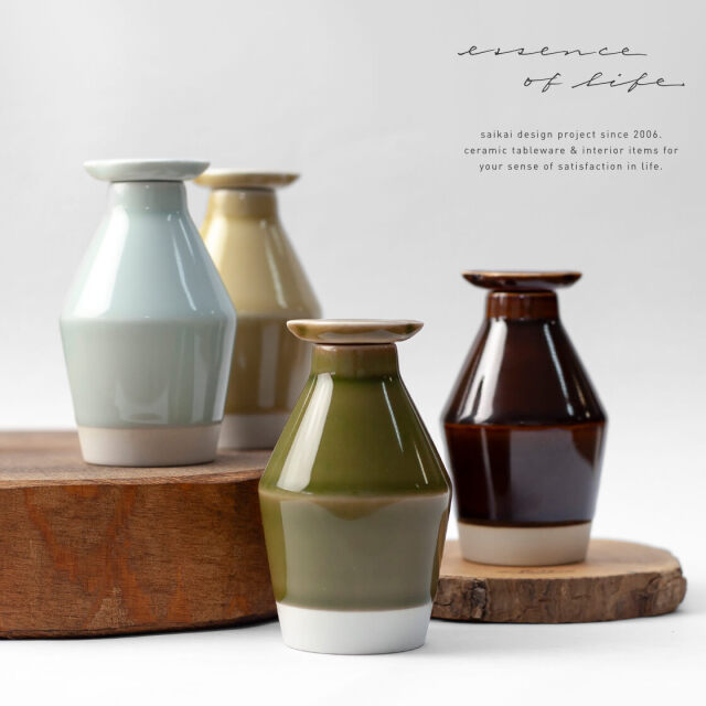 essence of life 波佐見焼 es soypot 醤油さし ソイポット ソース入れ