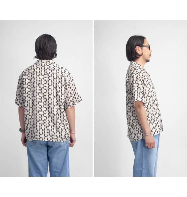 LAATO ラート オープンシャツ 半袖 シャツ アーバンリサーチ 総柄 ITEMS URBANRESEARCH（アイテムズ アーバンリサーチ）の