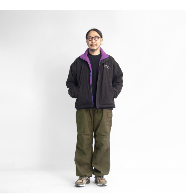 スタンダードカリフォルニア リバーシブル フリース ナイロン ブルゾン CALIFORNIA SPORTSWEAR カリフォルニアスポーツウェア