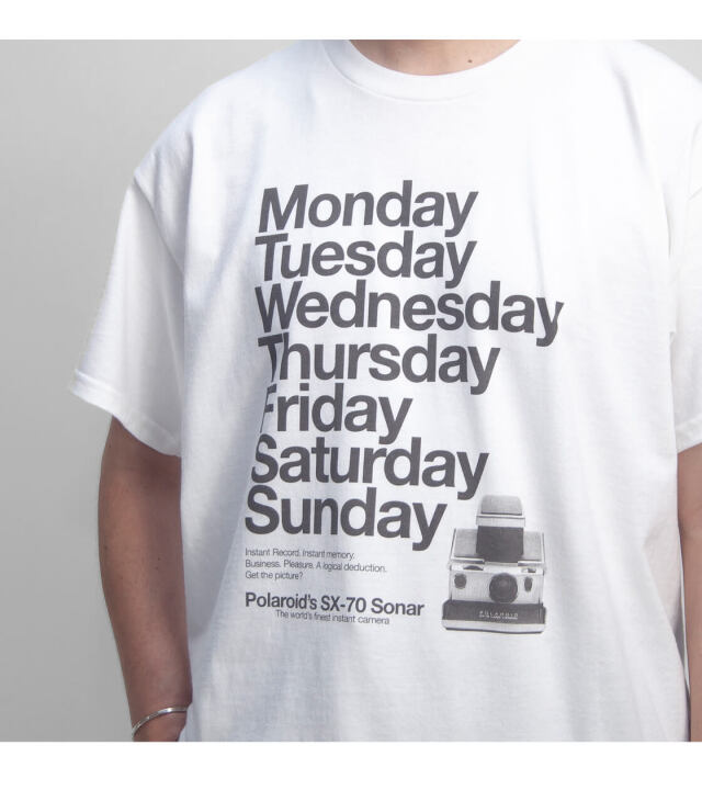 【セール/30%OFF】GoodWear グッドウェア POLAROID Vintage Collection 1WEEK Tee ロゴT 251504【クリックポスト可】【SALE】【返品・交換不可】 Goodwear tシャツ 「 GOODWEAR / グッドウェア 」 Polaroid