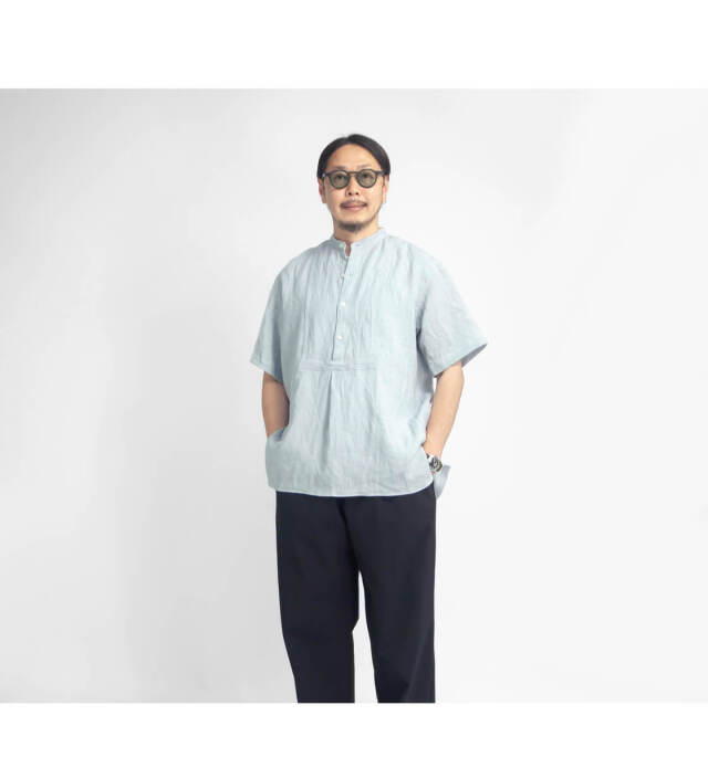 le sans pareil ルサンパレイユ フレンチリネン 麻100％ プルオーバー