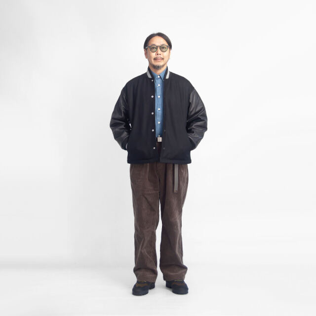 BUTWIN バトウィン MARC ARROWS別注 ウール＆袖レザー アワード