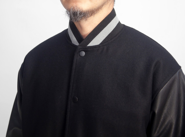 BUTWIN バトウィン MARC ARROWS別注 ウール＆袖レザー アワード