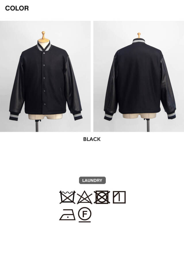 BUTWIN バトウィン MARC ARROWS別注 ウール＆袖レザー アワード