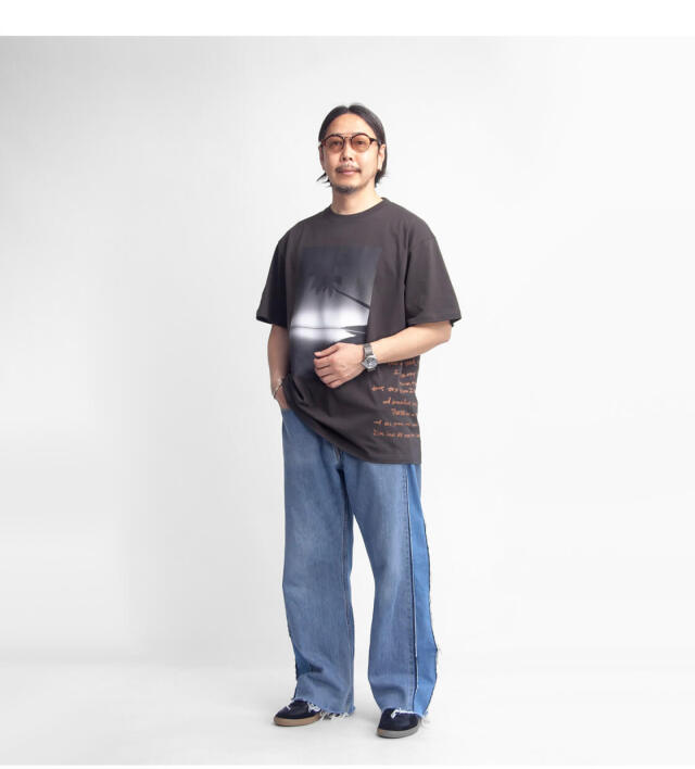 OFF SESSiON オフセッション 芝田満之 MOOREA サーフフォトプリントT