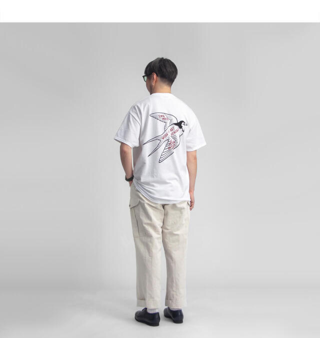 WORK OF ART KENDAI ワークオブアートケンダイ スワロウTシャツ