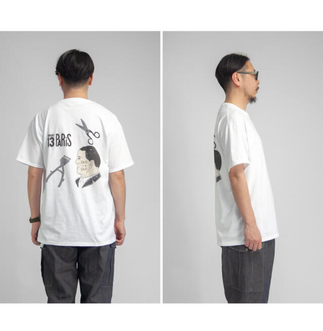 “Scotch & Soda” ガーメントダイ アートワークTシャツ BookstoreT-