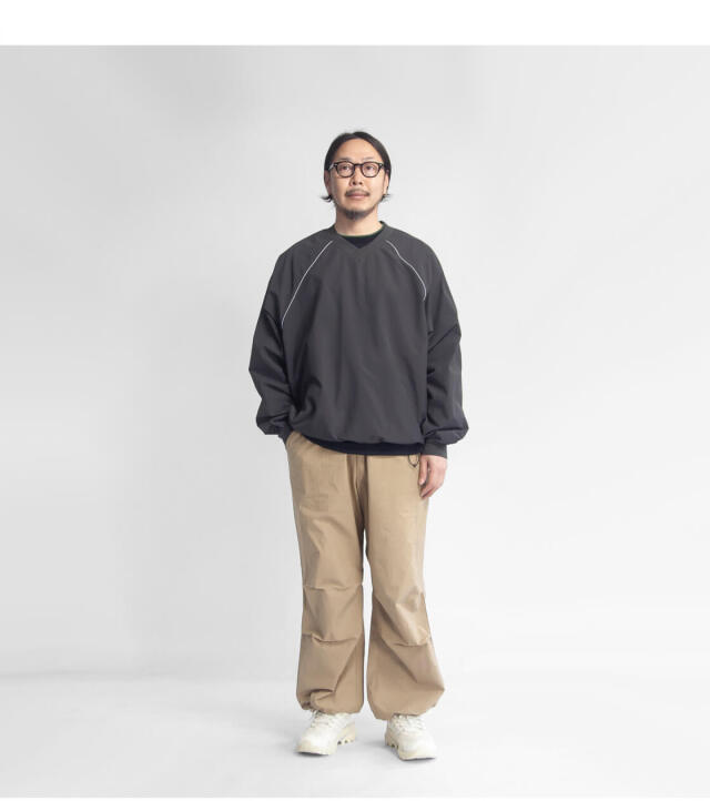 バーラップアウトフィッター　M ナイロンプルオーバー BURLAP OUTFITTER バーラップアウトフィッター REFLEX PULLOVER