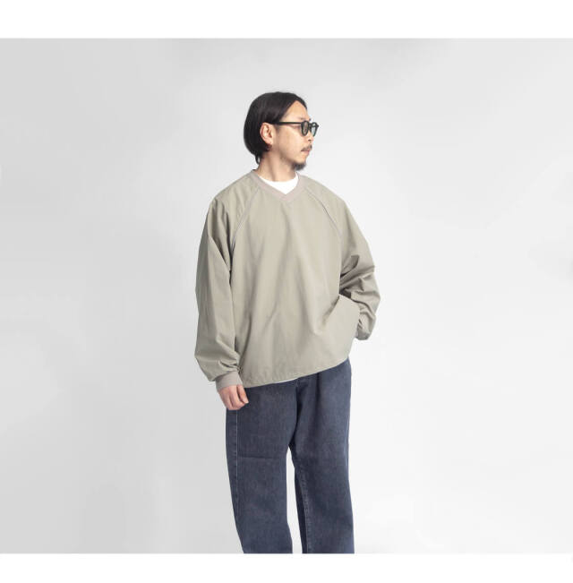 バーラップアウトフィッター　M ナイロンプルオーバー BURLAP OUTFITTER バーラップアウトフィッター REFLEX PULLOVER